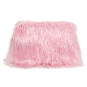 Pink Fuzzy Clutch
